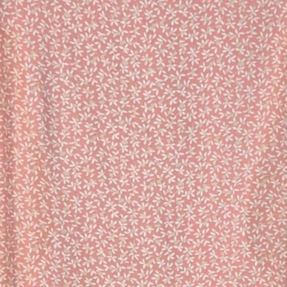 Croft & Barrow Pink White Floral Short Sleeve Button Up Blouse Plus Size 3X - Picture 4 of 6